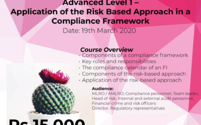 TEMPLE PROFESSIONALS COURSE: Advanced Level 1 – Application of the Risk Based Approach in a Compliance Framework