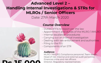 TEMPLE PROFESSIONALS COURSE: Advanced Level 2 – Handling Internal Investigations & STRs for MLROs / Senior Officers