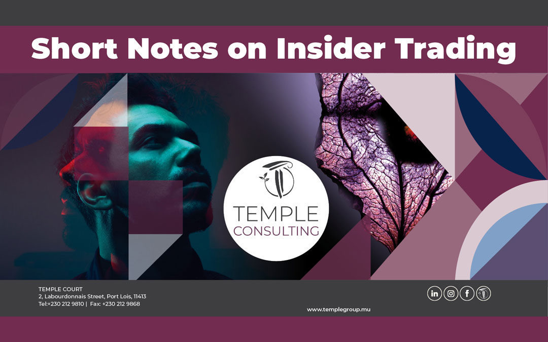 Short Notes on Insider Trading