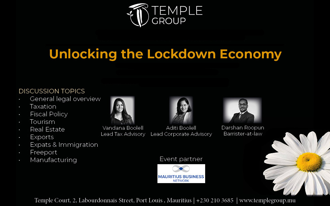 Unlocking the Lockdown Economy