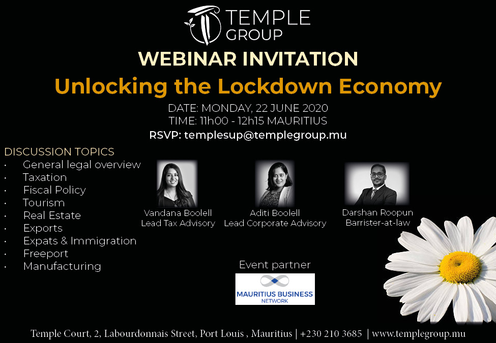 A WEBINAR HIGHLIGHTING THE CHANGES THAT CAME TO LIGHT DURING THE RECENT BUDGET SPEECH