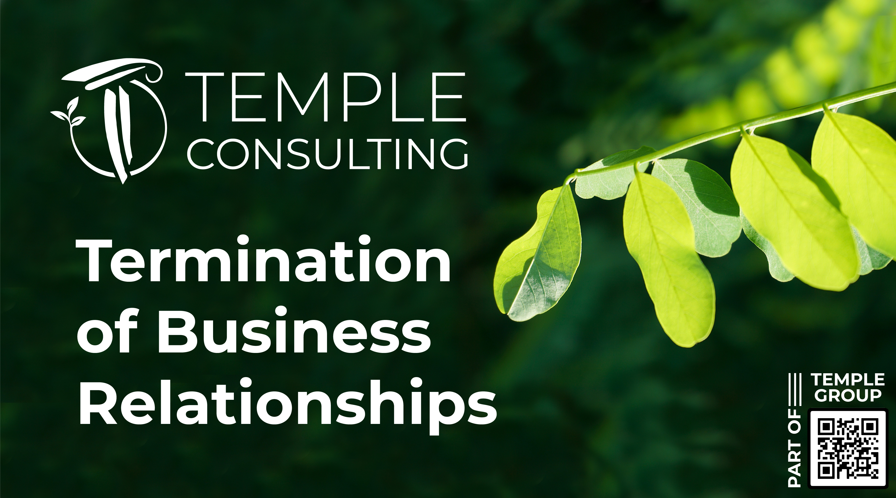 Termination of business relationships