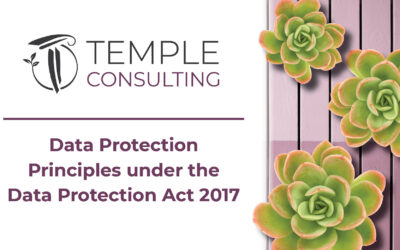Data Protection Principles under the Data Protection Act 2017